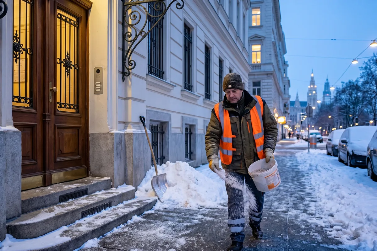 Winterdienst Wien: Pflichten, Kosten & gesetzliche Regelungen 2026